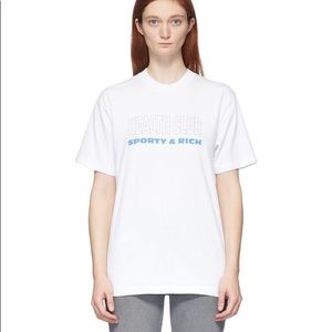 Sporty & Rich Health Club Unisex T-Shirt (Size XL)